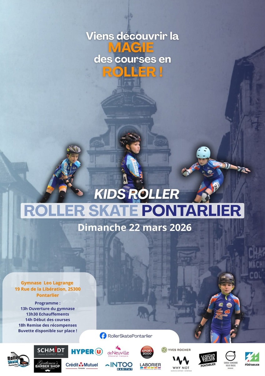 Roller kids à Pontarlier
