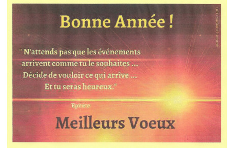 Bonne année