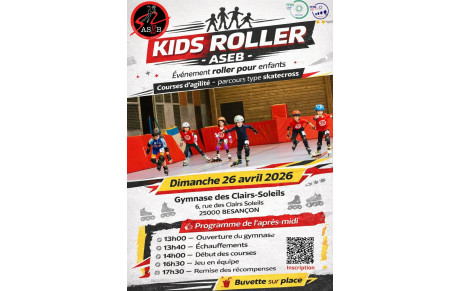 Kids Roller Besancon le 26 avril 2026